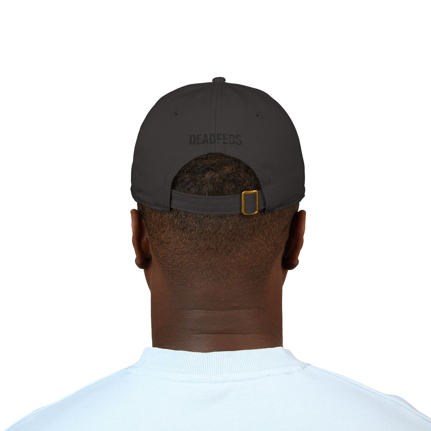 'Together in Trauma' Vintage Skeleton Dance Dad Hat - Embroidered Organic Hat