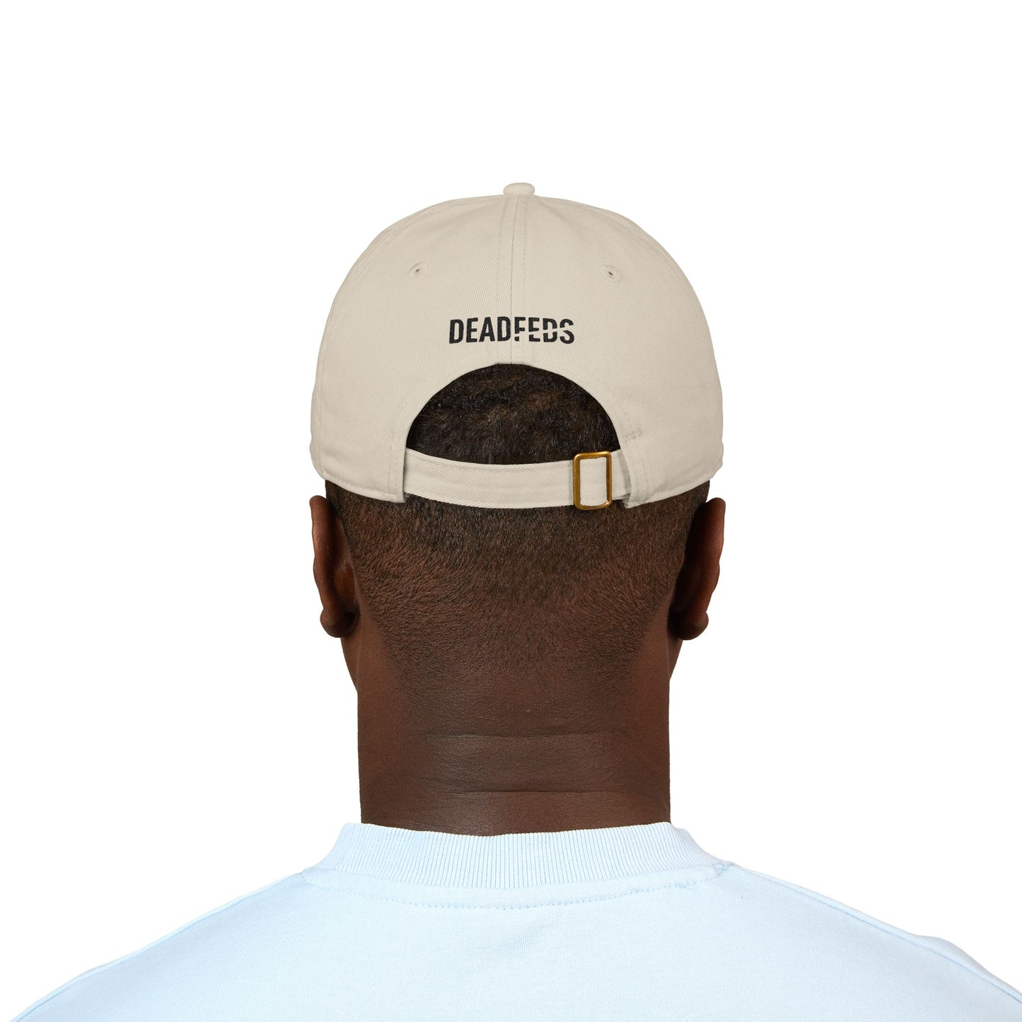 'Together in Trauma' Vintage Skeleton Dance Dad Hat - Embroidered Organic Hat