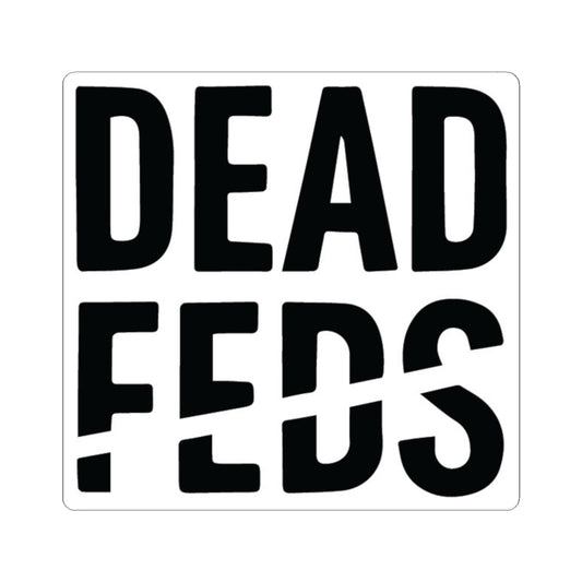 DeadFeds Logo Square Sticker for Laptop & Decor