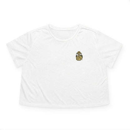 "Green and Grey, Til My Final Day" Crop Top Tee Bella