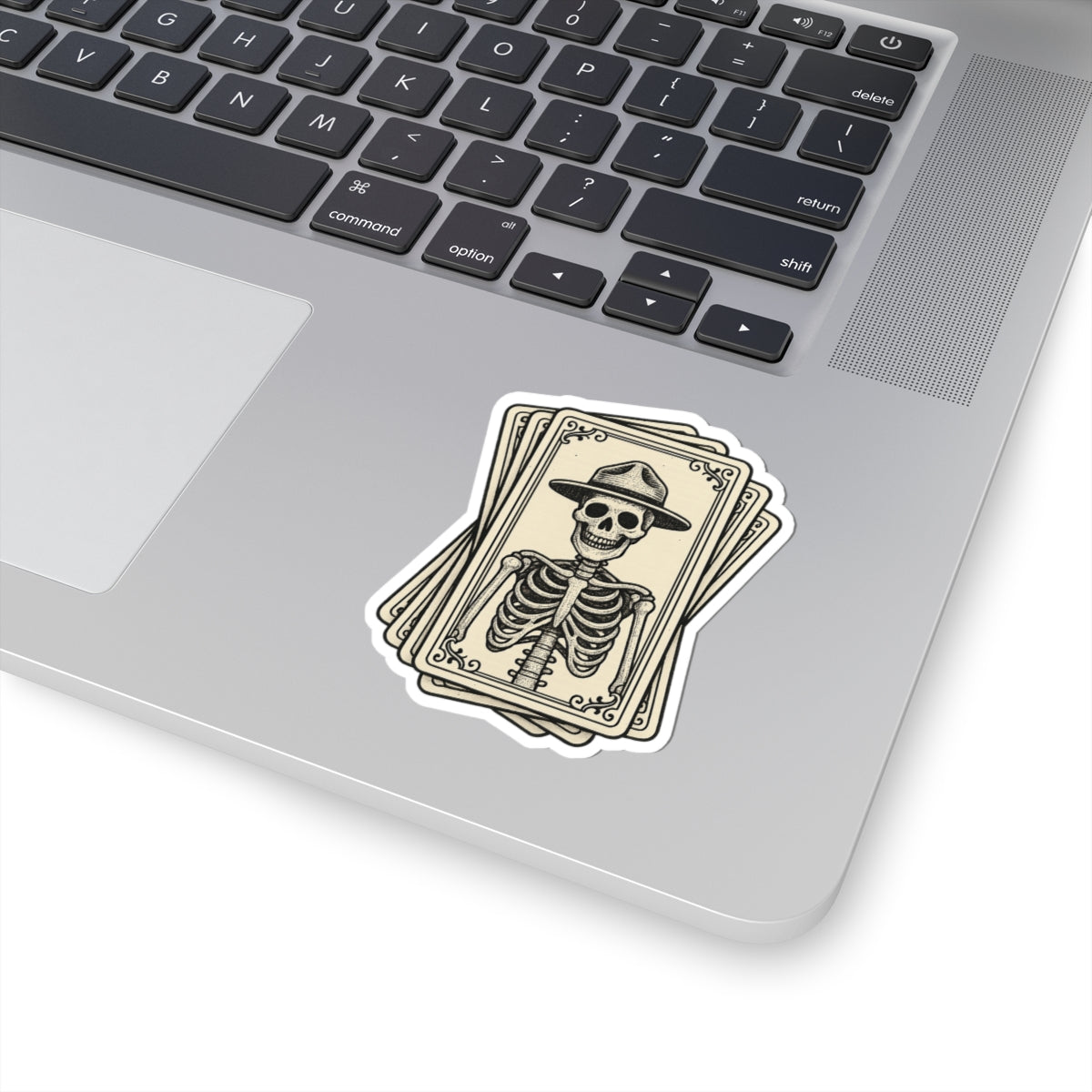 Flat Hat Tarot Sticker for Laptop & Decor