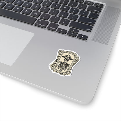 Flat Hat Tarot Sticker for Laptop & Decor