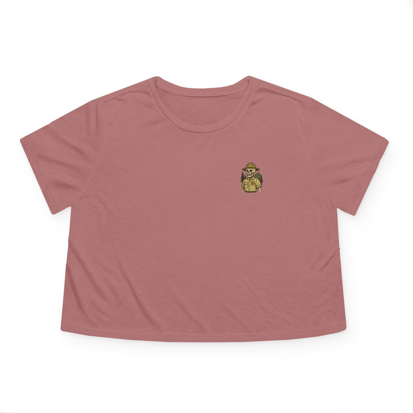 "Green and Grey, Til My Final Day" Crop Top Tee Bella