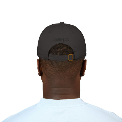 'Together in Trauma' Vintage Skeleton Dance Dad Hat - Embroidered Organic Hat
