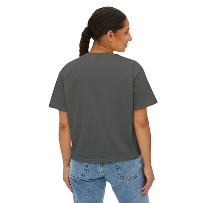 "Dancing in Trauma" Boxy Tee Front
