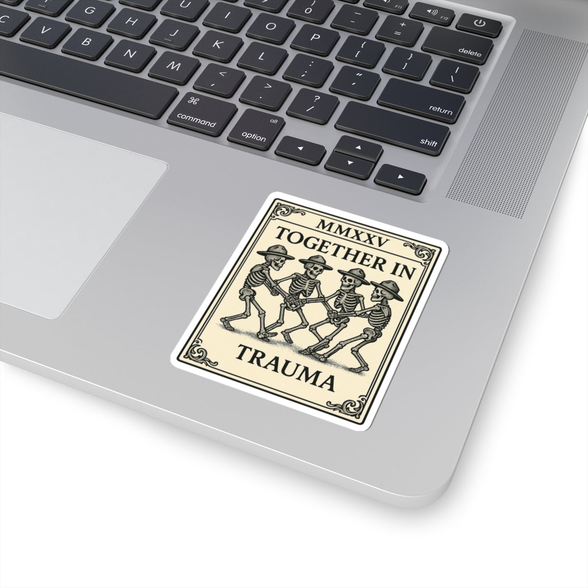 Together in Trauma Tarot Sticker for Laptop & Decor