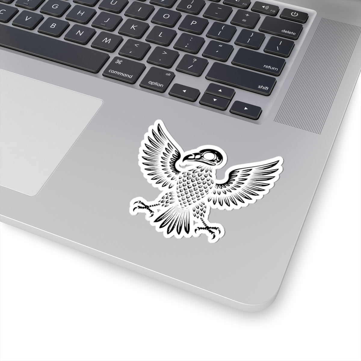 DeadFeds Emblem Sticker - Black on White Cutout - Perfect for Laptops, Water Bottles, & More!