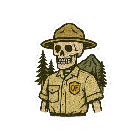 Flat Hat Ranger Sticker | Perfect for Laptops, Water Bottles, & More!