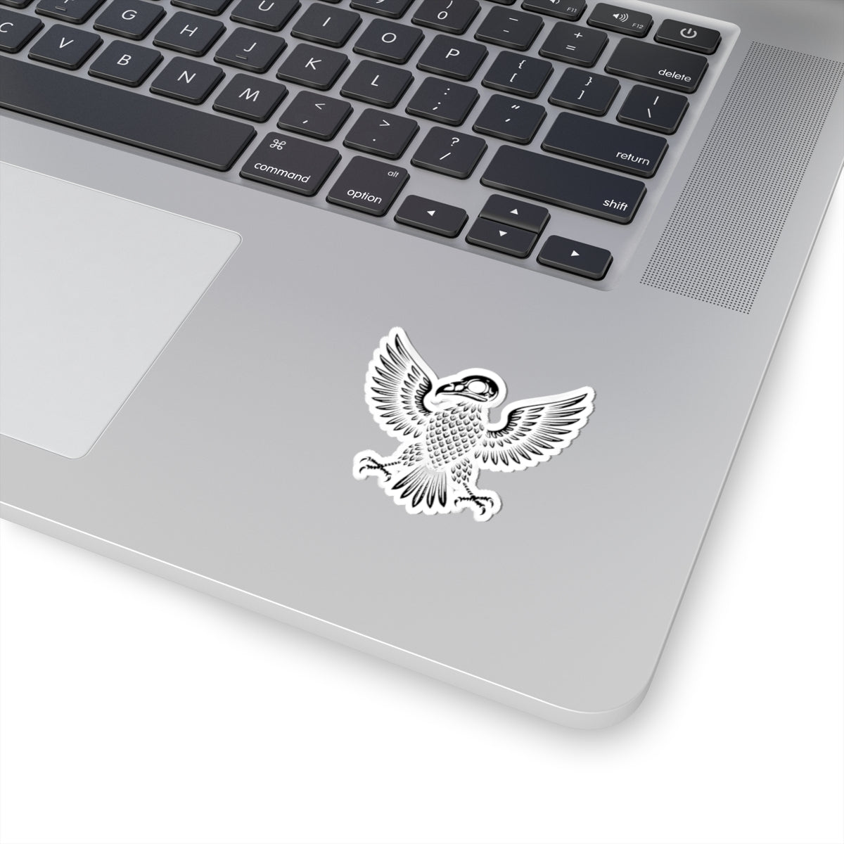 DeadFeds Emblem Sticker - Black on White Cutout - Perfect for Laptops, Water Bottles, & More!