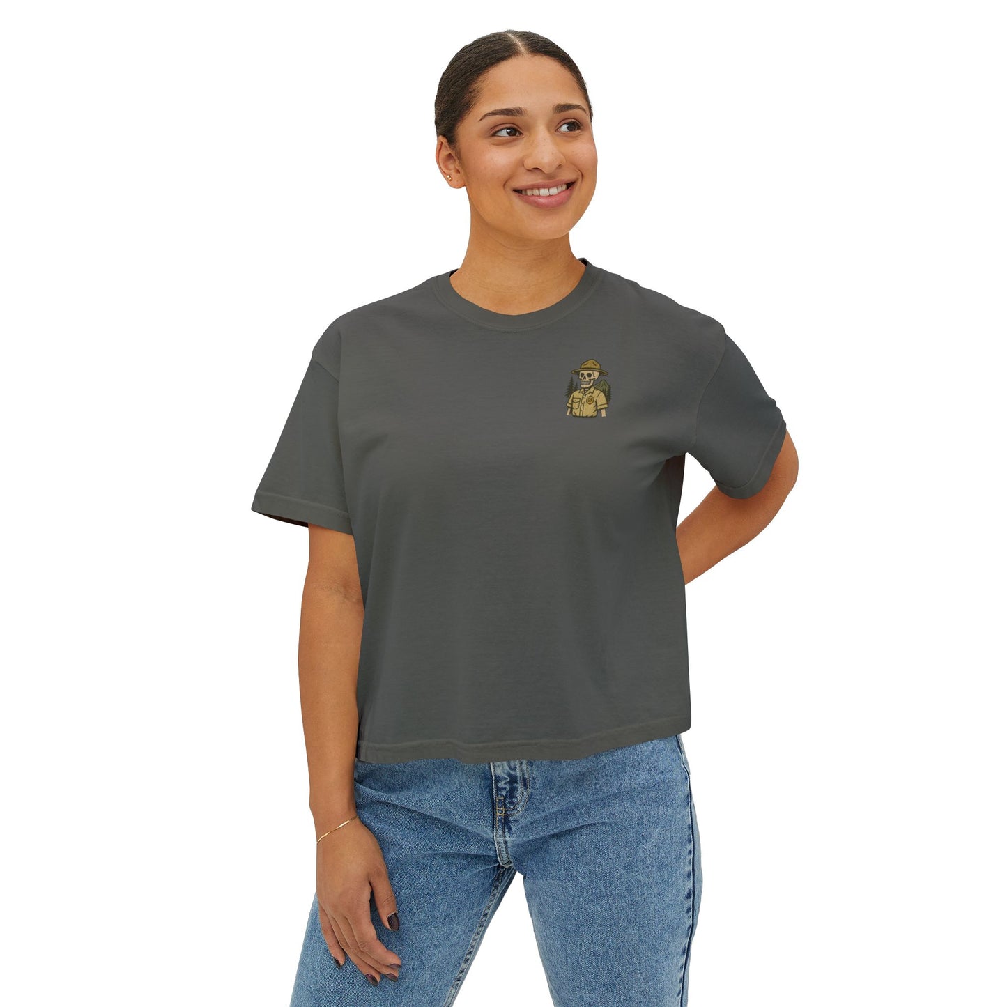 "Green and Grey, Til My Final Day" Boxy Tee