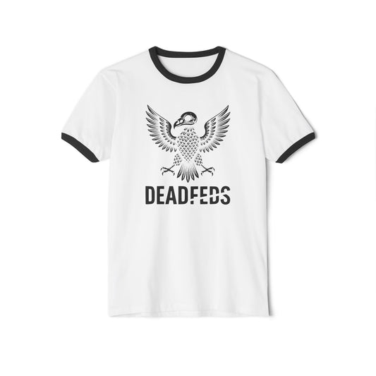 DeadFeds  Emblem Unisex Cotton Ringer T-Shirt